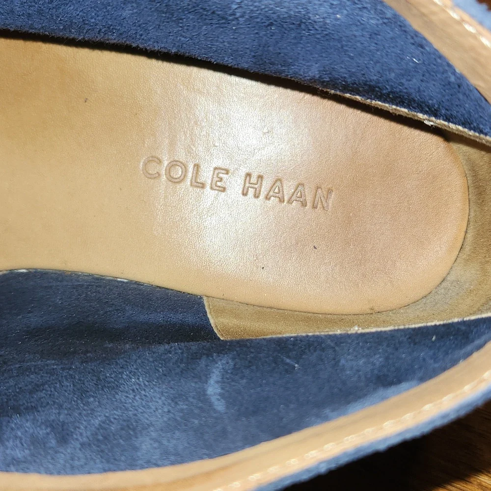 Cole Haan Blue Chukka Ankle Boots Size 9.5